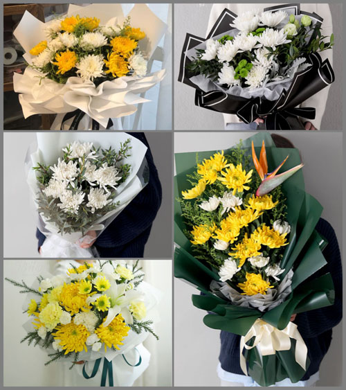 陕西汉中市南郑县高台镇白事花束代送